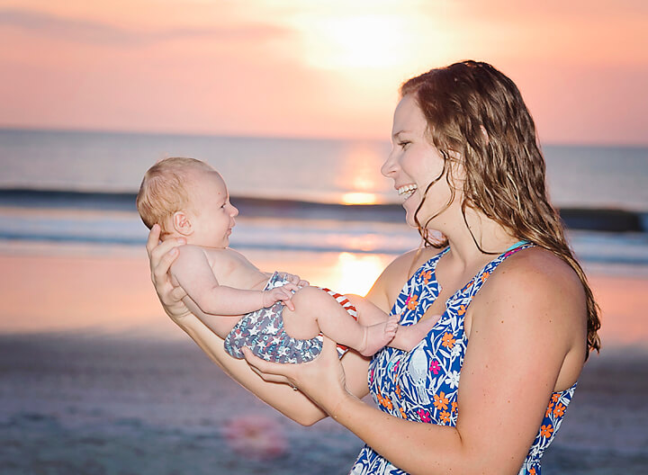 Beach Baby Session (Tiny Baby!)